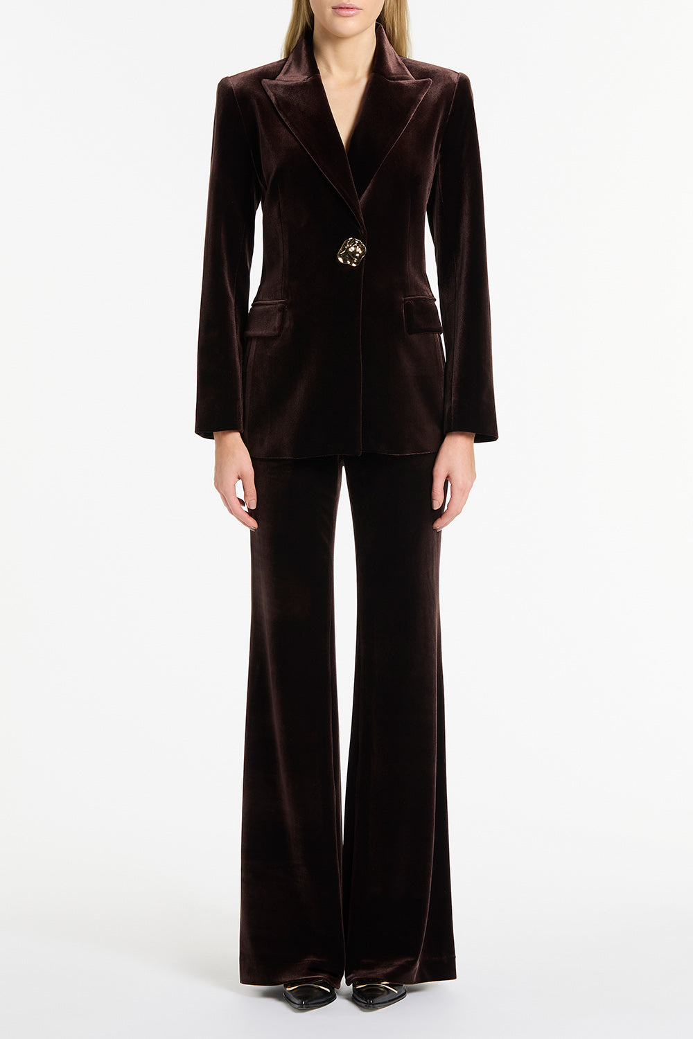 CHOCOLATE VELVET PANT – Carla Zampatti