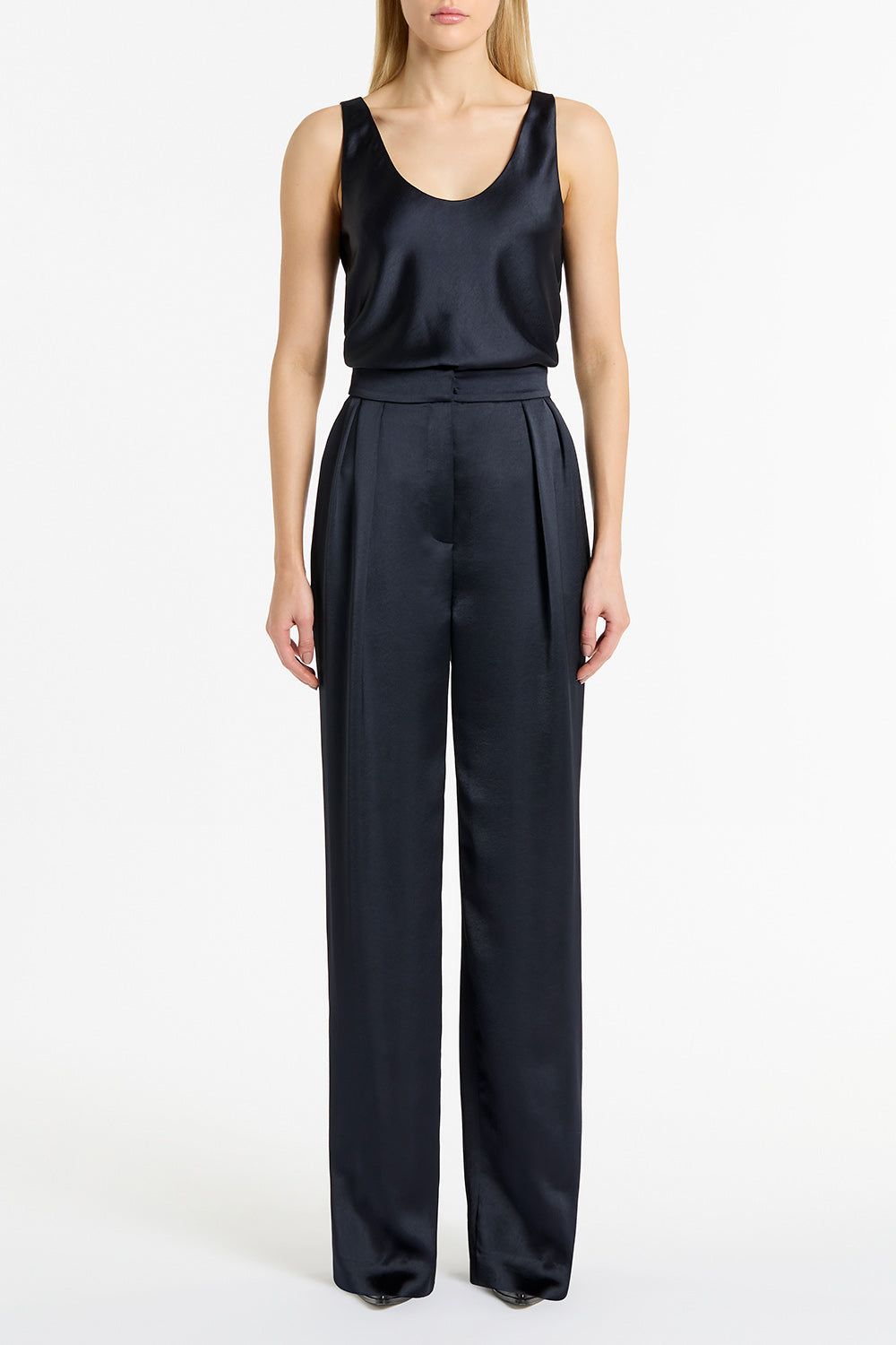 INK SATIN PALAZZO PANT