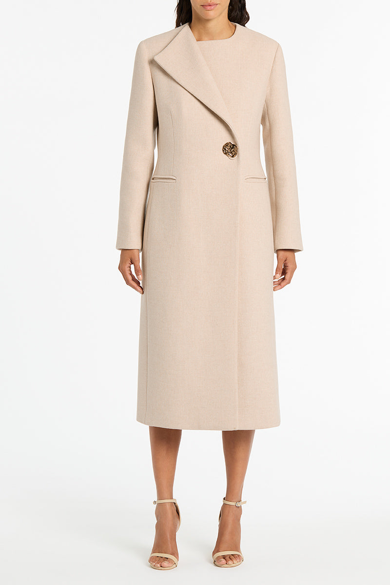 PEARL ITALIAN WOOL COAT – Carla Zampatti